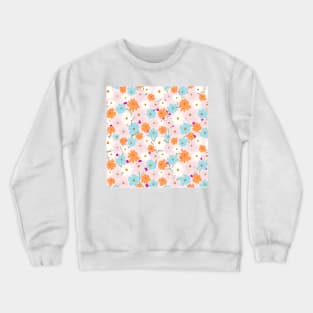 Flower pattern Crewneck Sweatshirt